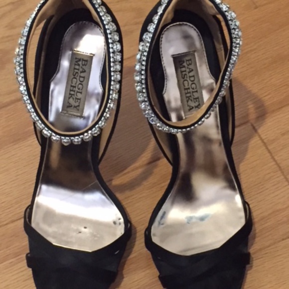 Badgley Mischka High heels black 7 1/2 - Picture 4 of 5